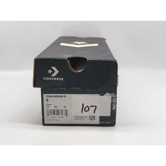 Converse All Star Shoes Junior Size 6 Womens 7.5 EU 38.5 Pastel Zigzag Low Top - Picture 11 of 11